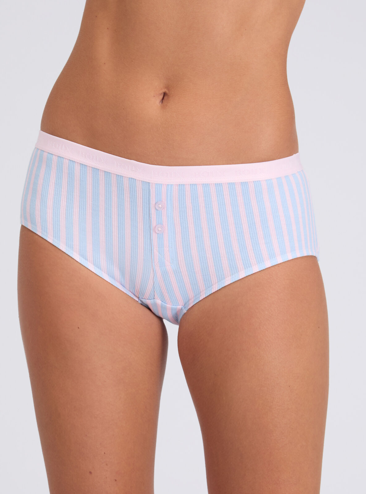 Amiee striped boxer short - Pink Mix