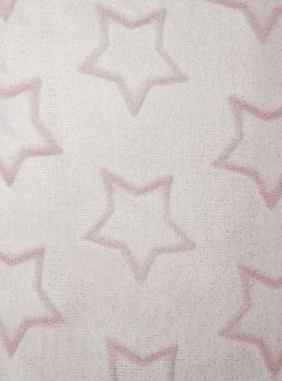 Carved star fluffy blanket - Pink Mix