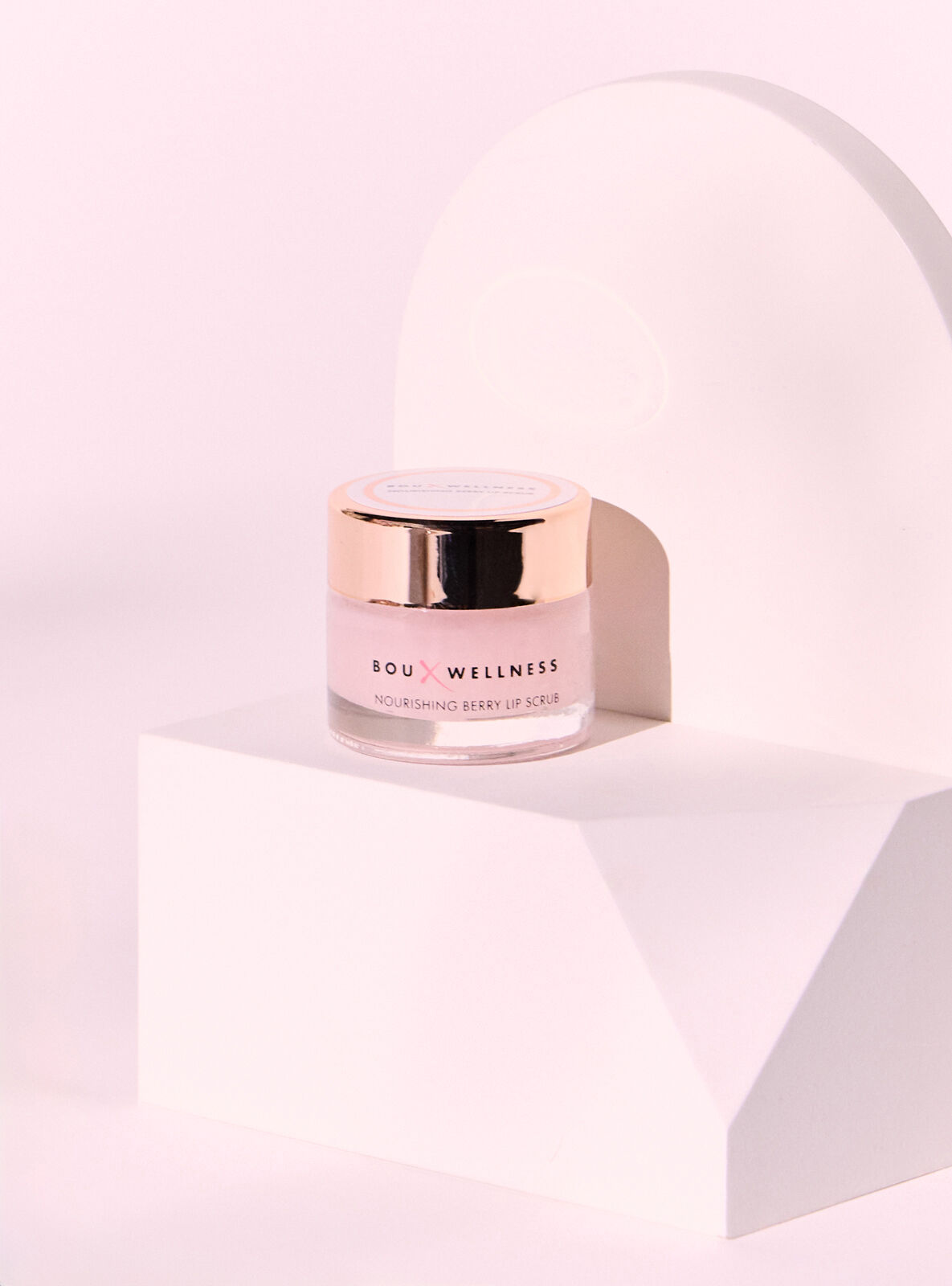 Boux Wellness lip scrub - Pink Mix