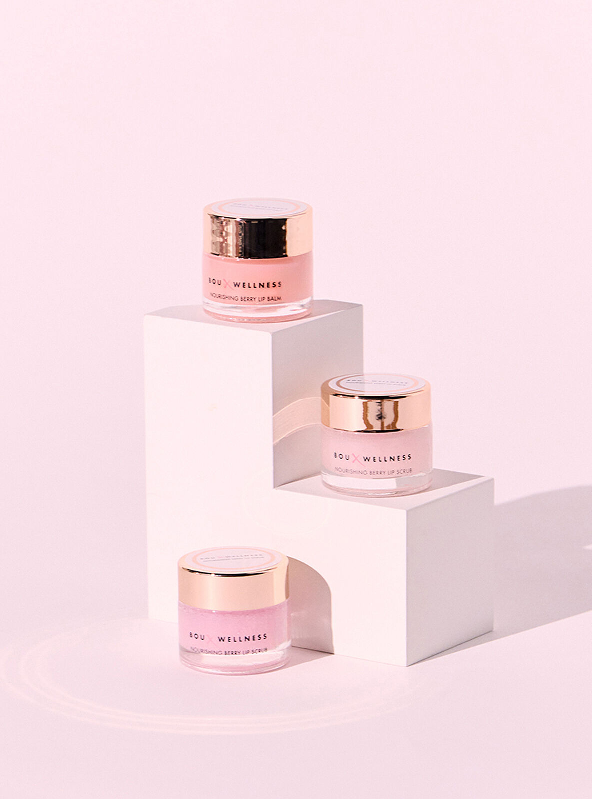 Boux Wellness lip scrub - Pink Mix