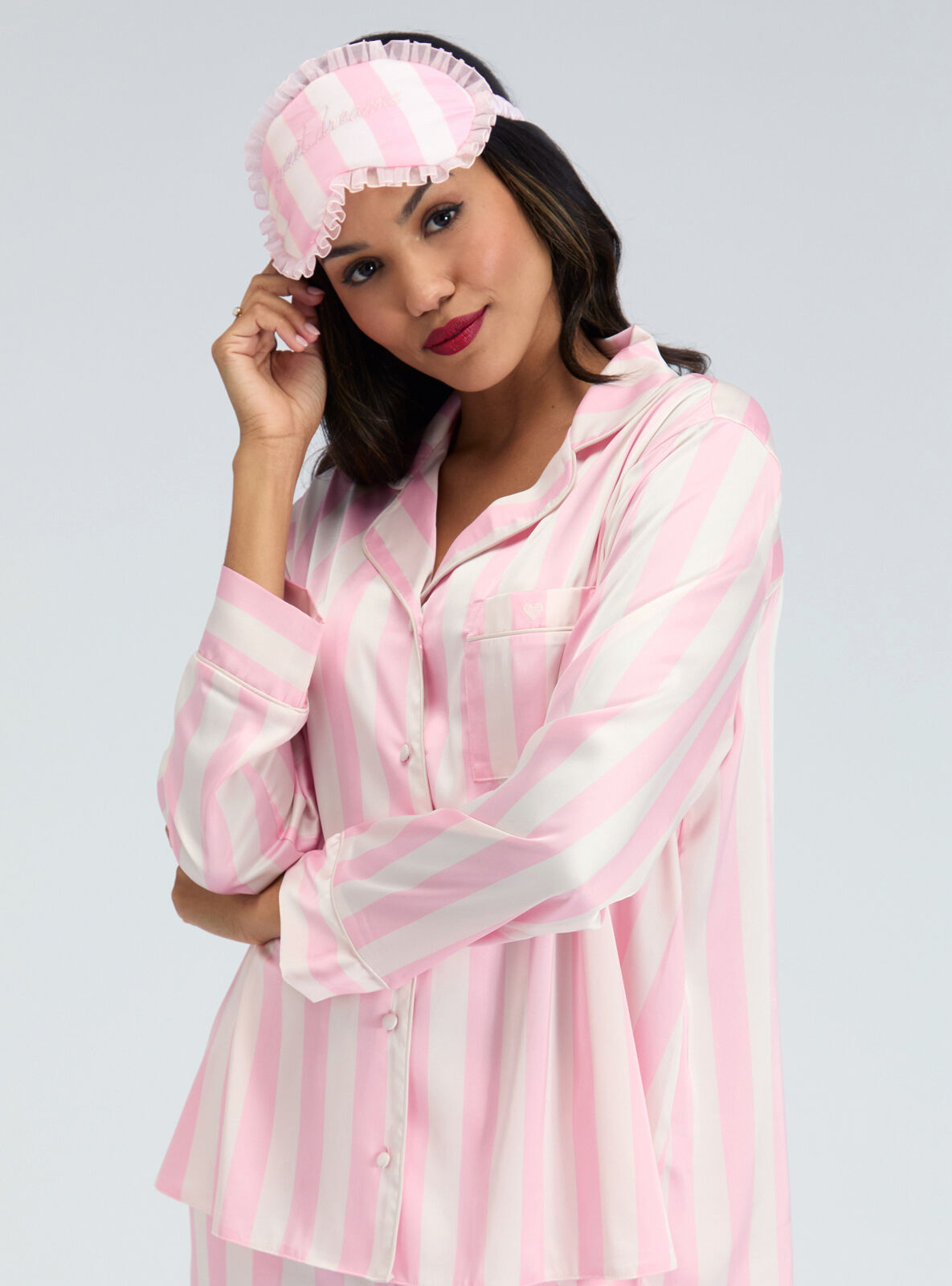 Sweet dreams satin eyemask - Light Pink