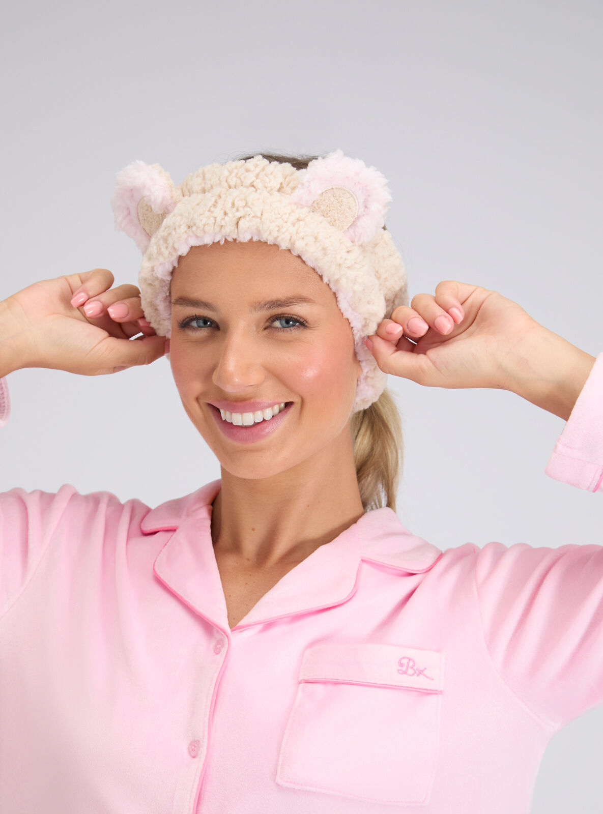 Teddy bear beauty headband - Oatmeal