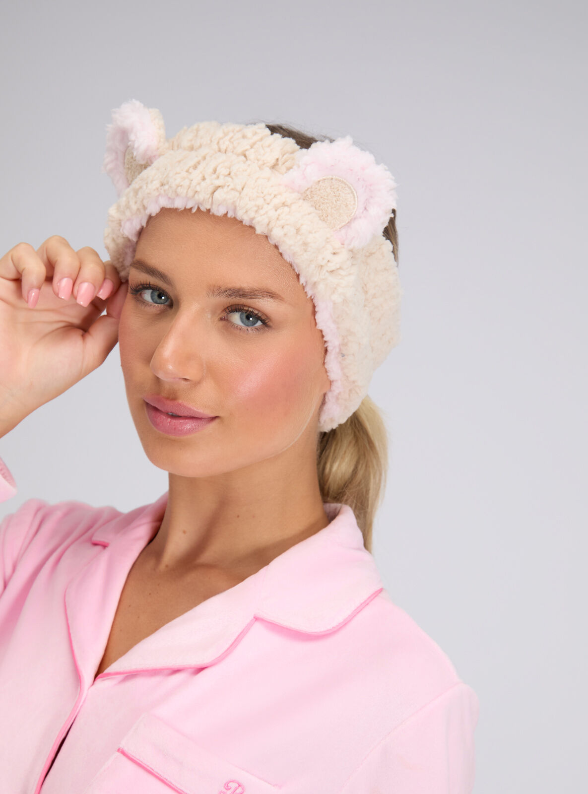 Teddy bear beauty headband - Oatmeal