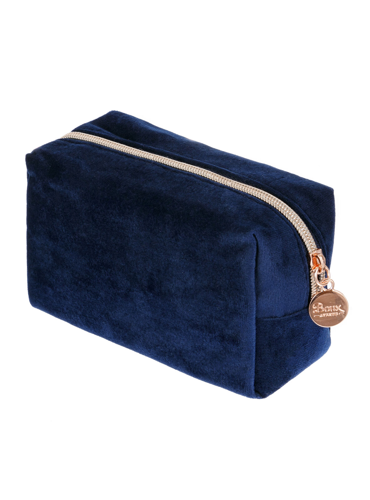 Velvet makeup bag - Navy