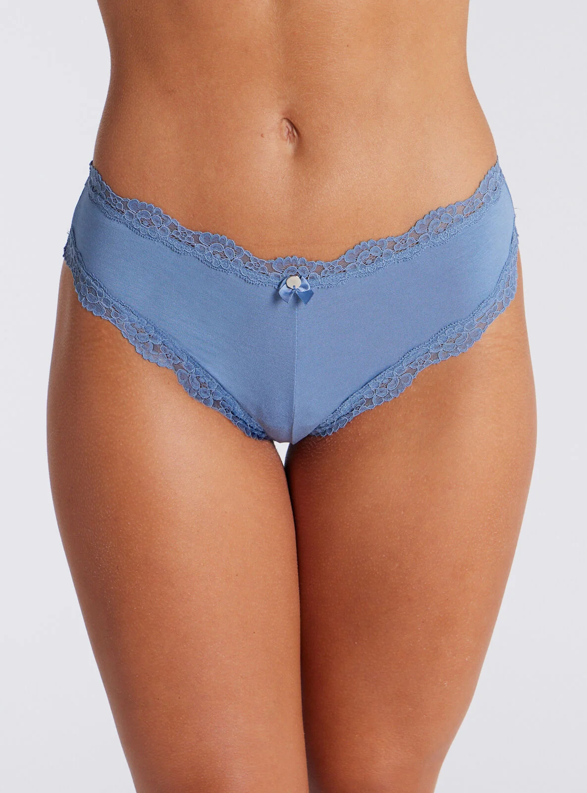 Tatiana brazilian knickers - Steel Blue