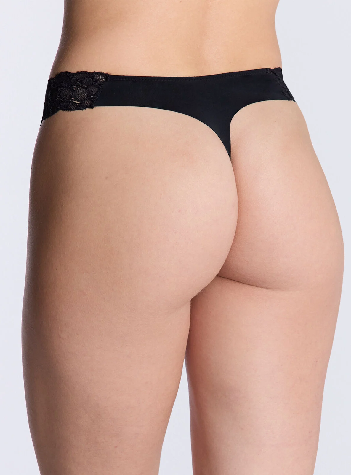 Talulla microfibre thong - Black