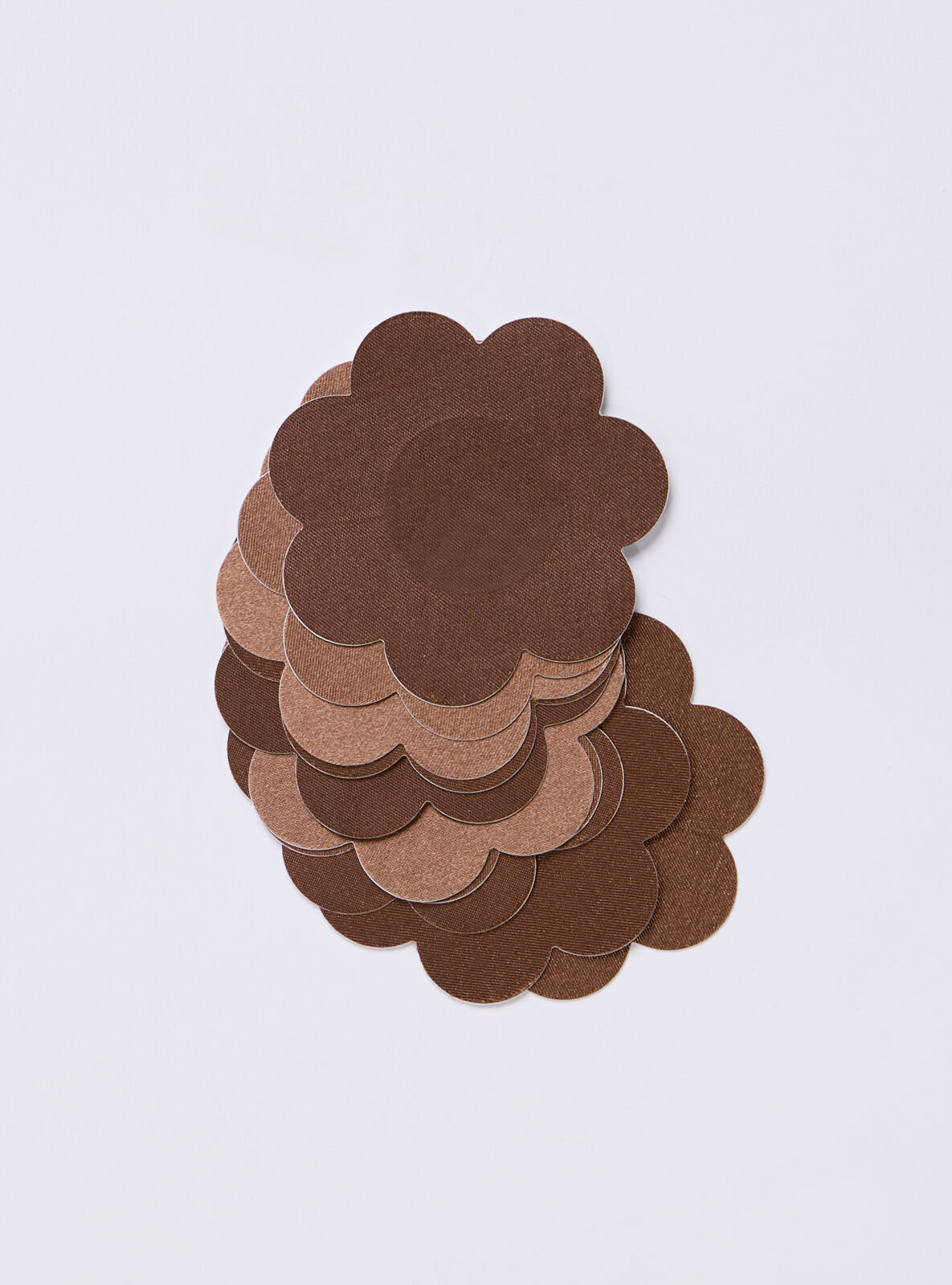 Satin nipple petals - Chocolate