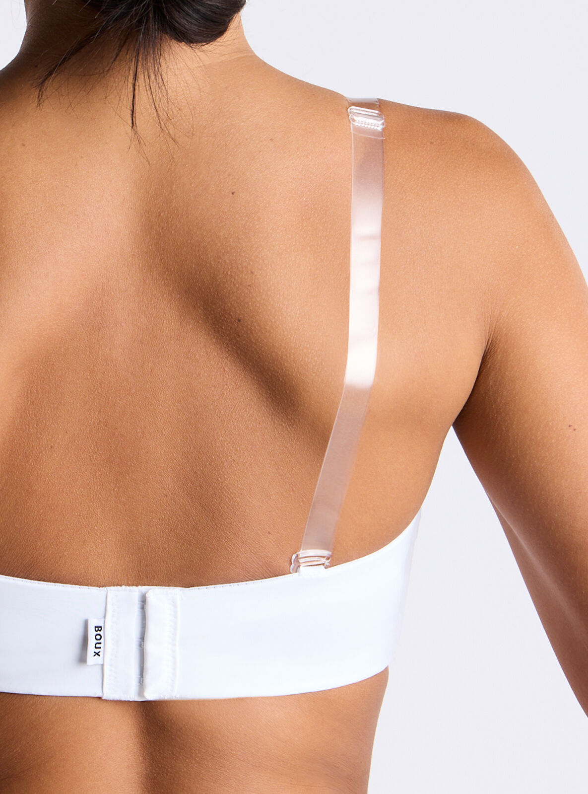 Clear bra straps DD plus - Clear