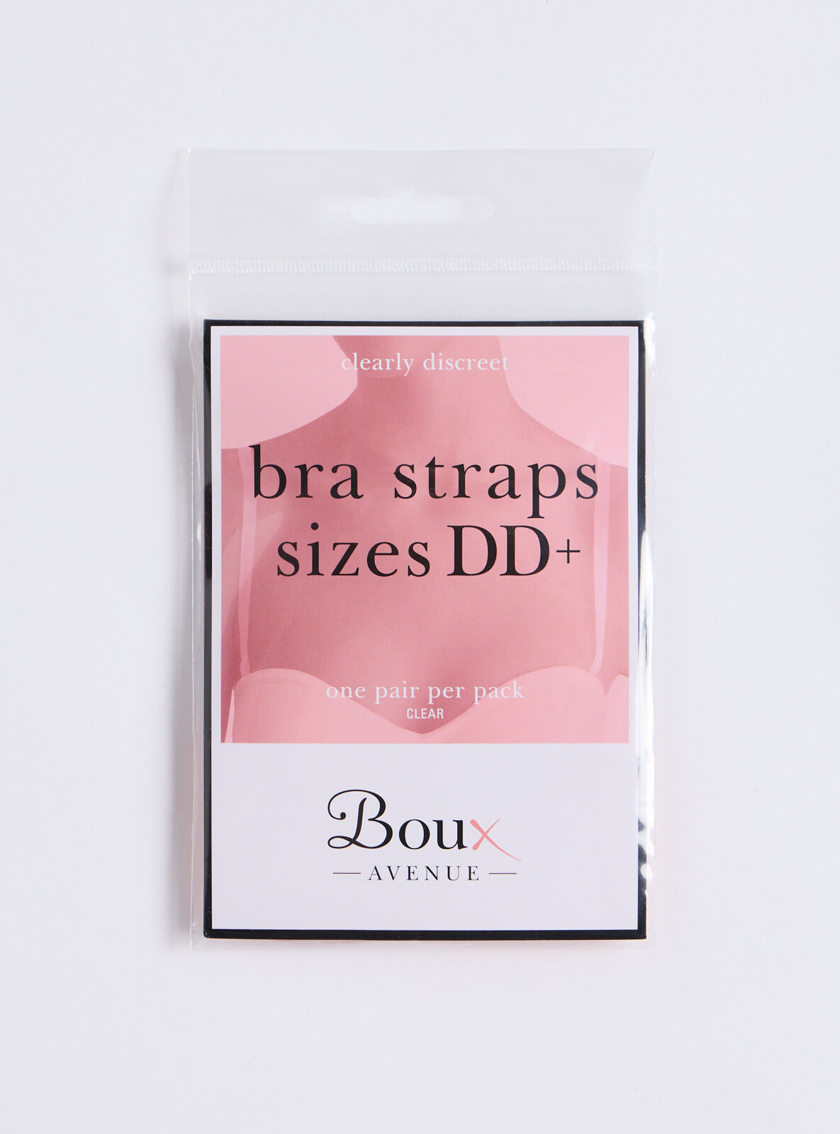 Clear bra straps DD plus - Clear 3 Clear bra straps DD plus - Clear