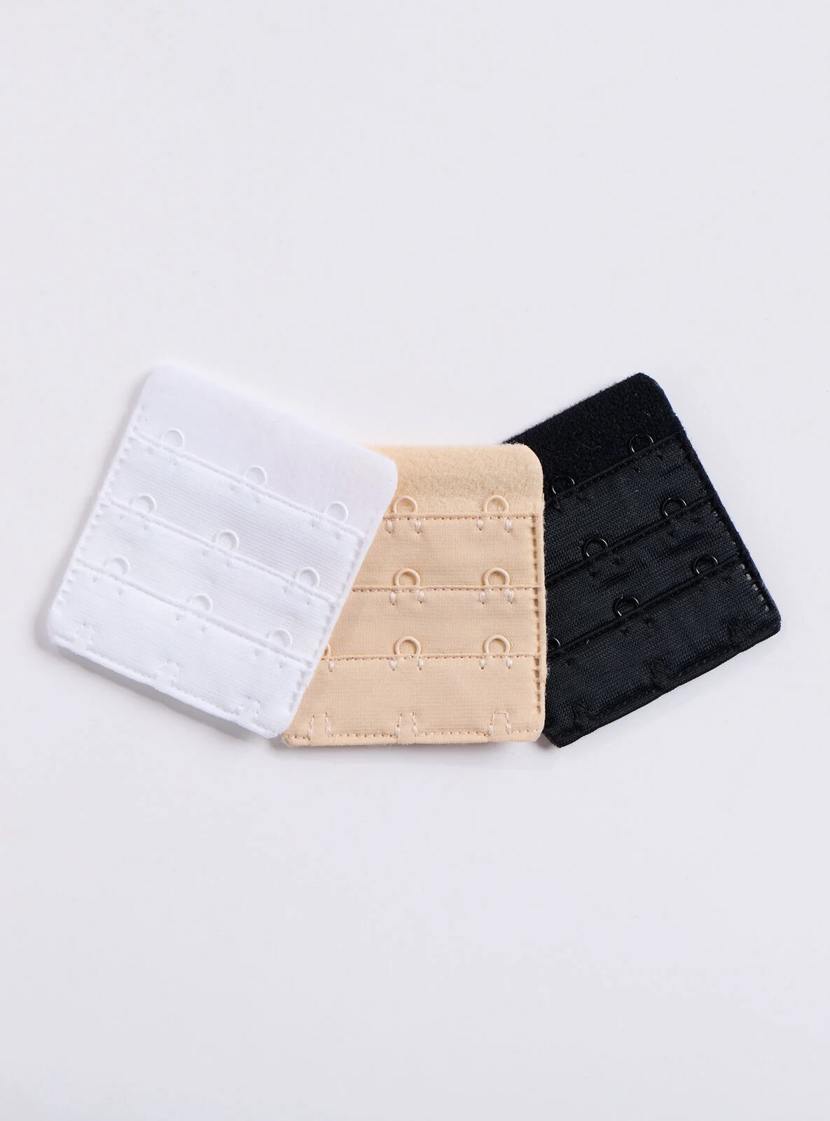 3 hook bra extenders - pack of 3 - Black Mix
