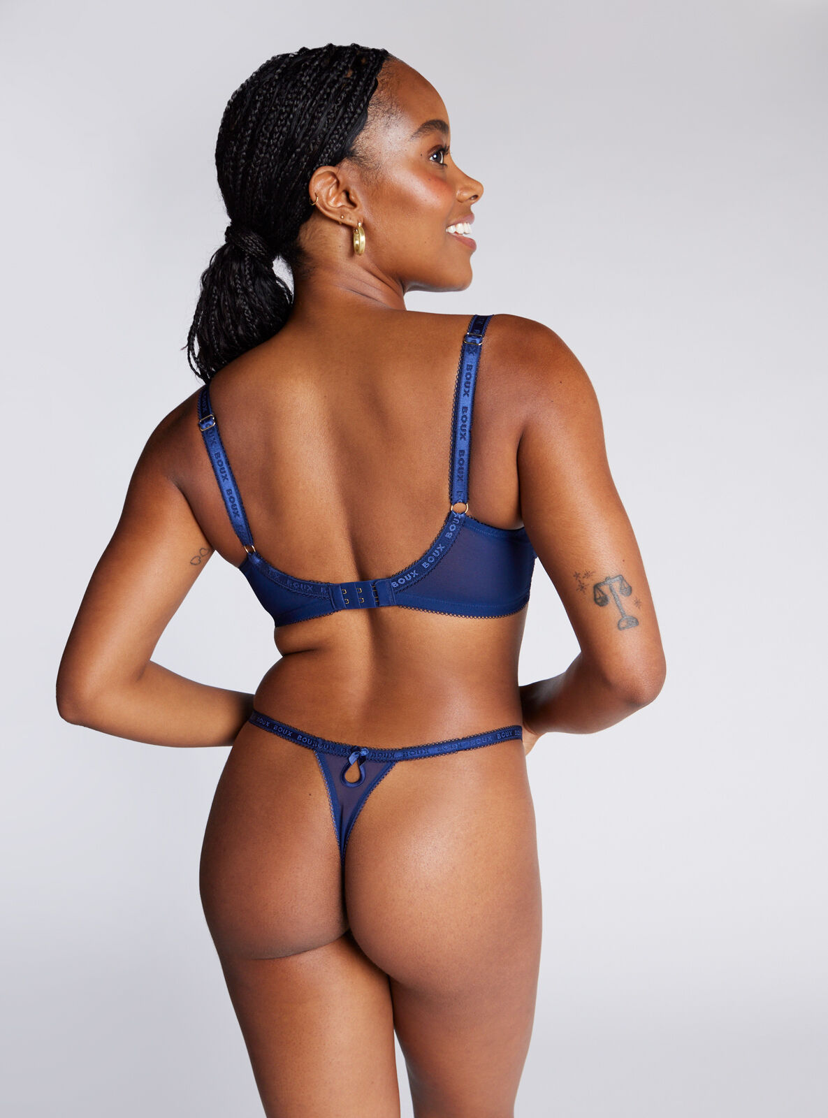 Gracey tanga thong - Navy