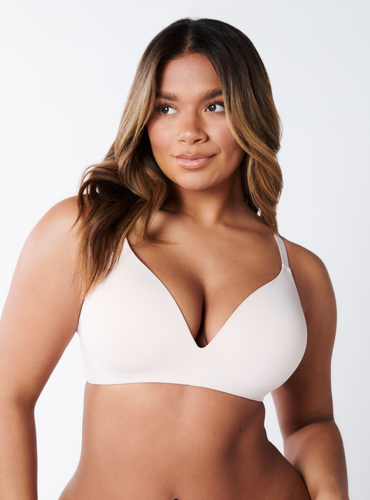 Full support lounge bra - Blush