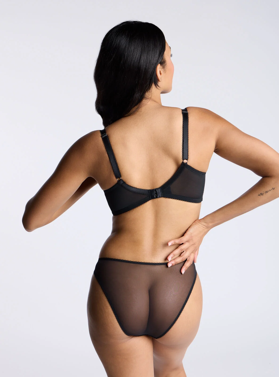 Billie lace briefs - Black